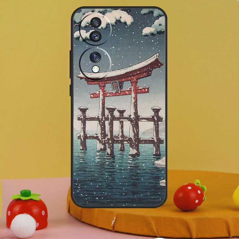 Ukiyo-e Japanese Art Case For Honor 200 Pro X9c X9a X8a X7a X6a X7 X8 X9 X8b X9b 50 70 90 Magic 6 5 Lite Cover