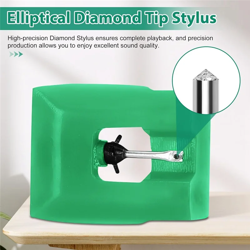 Сменный стилус FULL-ATN95E для AT95E для проигрывателей проигрывателей Technica AT-LP120-USB AT93, AT3400, AT3450, картриджи