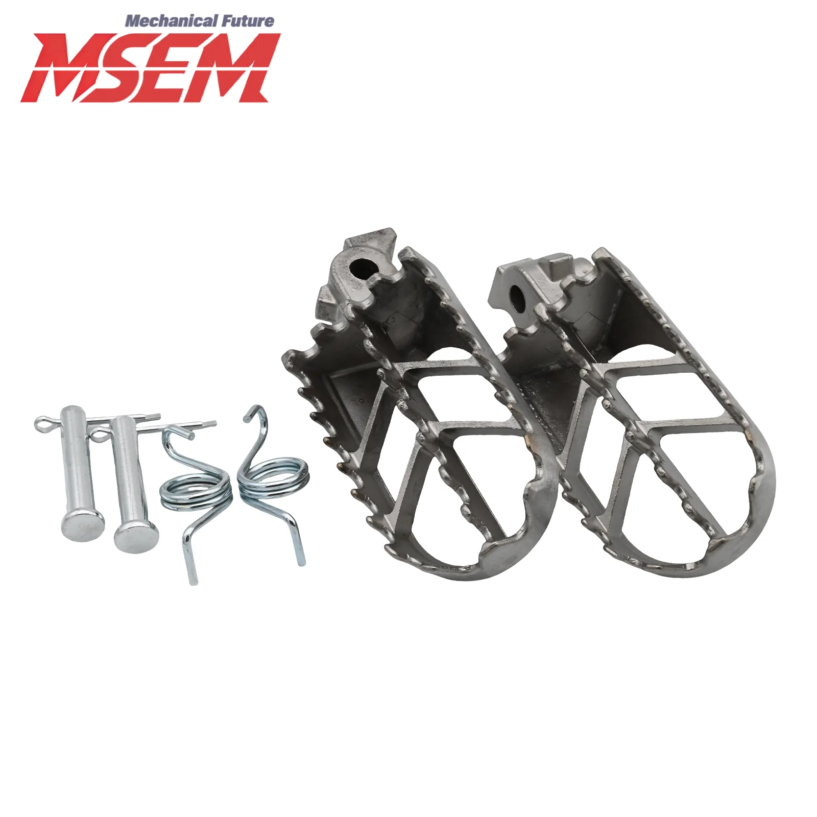 For Honda CRF 50/70/80/100 Yamaha TW200 Motocross Dirt Bike Universal Stainless Steel Motorcycle Foot Peg Rest Pedal Footpegs