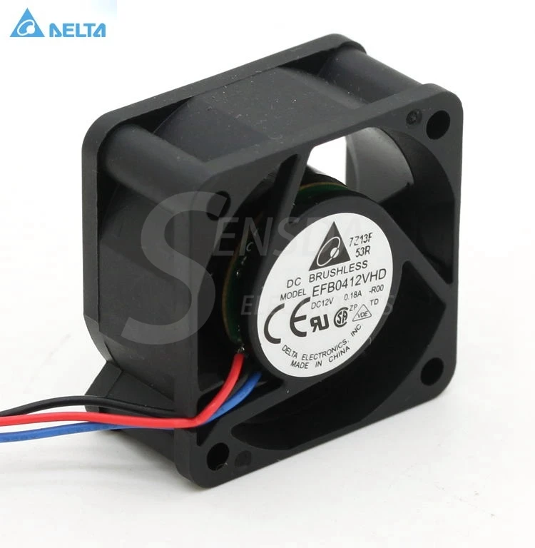 

for delta EFB0412VHD -F00 40mm 4cm 4020 12V 0.18A Dual-ball three-wire server inverter cooling fan