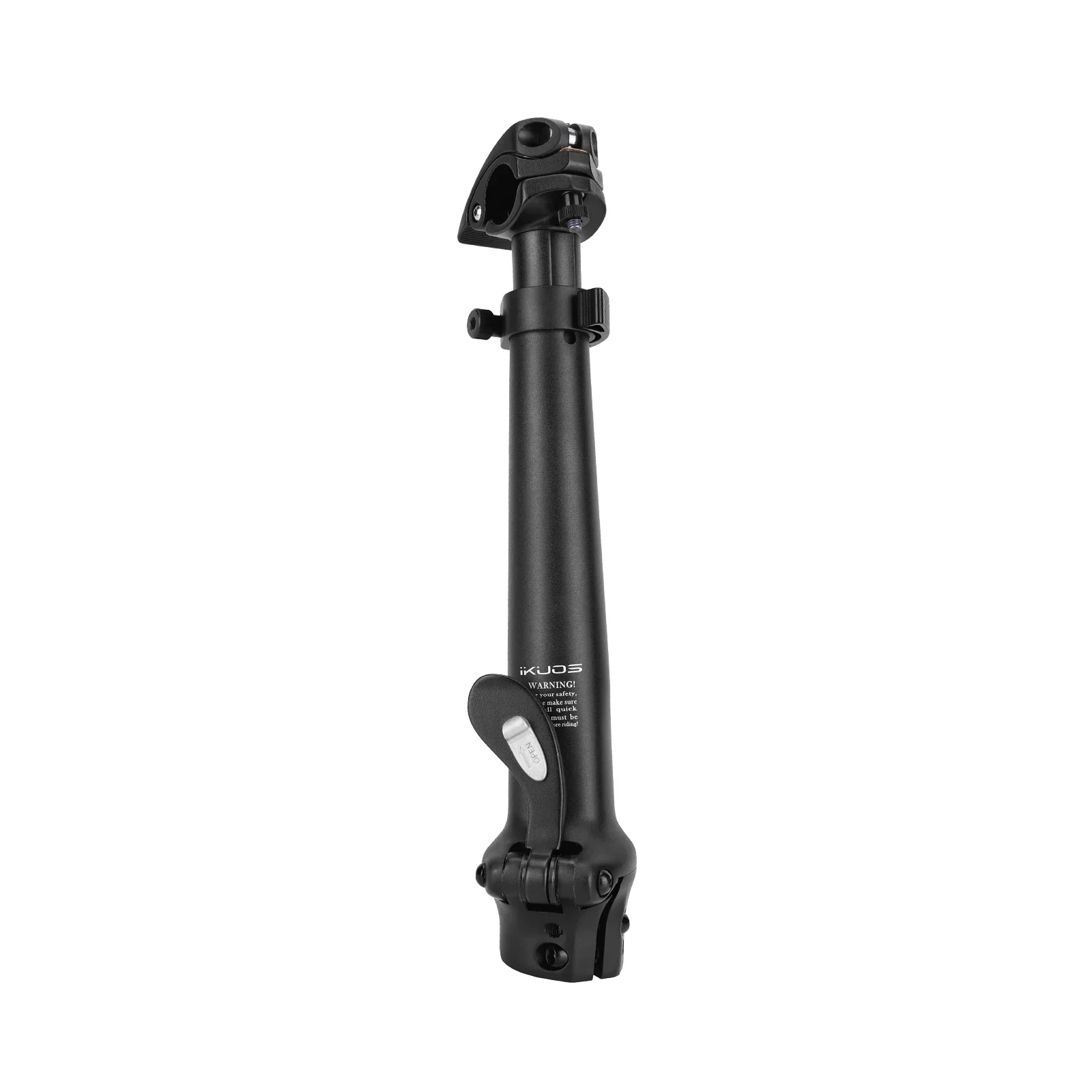 IKUOS Folding Bike Stem Aluminum Alloy Double-Section Adjustable Telescopic Head Tube Height Riser Handlebar Stem Cycling Parts