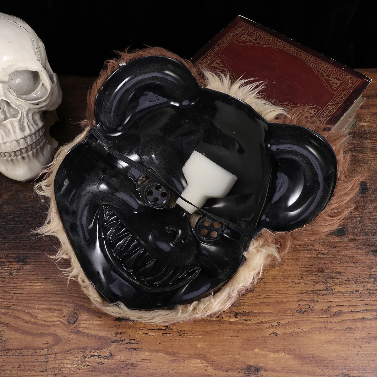 

Bear Head Mask Yellow Scary Bear Mask For Halloween Party Masquerade Performance Costume Prop Accessory Play Pretend