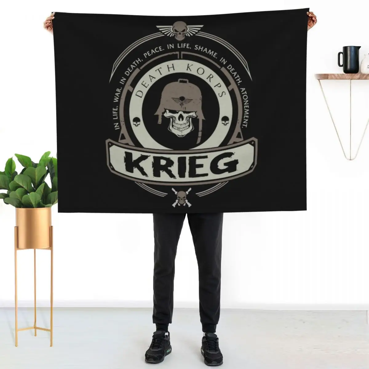 

KRIEG - LIMITED EDITION Throw Blanket Luxurious Soft Blanket Holiday Gift for Family