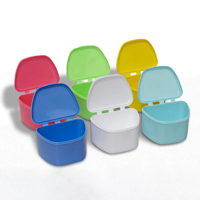 

1PCS Dental Retainer Denture Storage Box Partial Denture Case Orthodontic Prosthesis Teeth Container Boxes