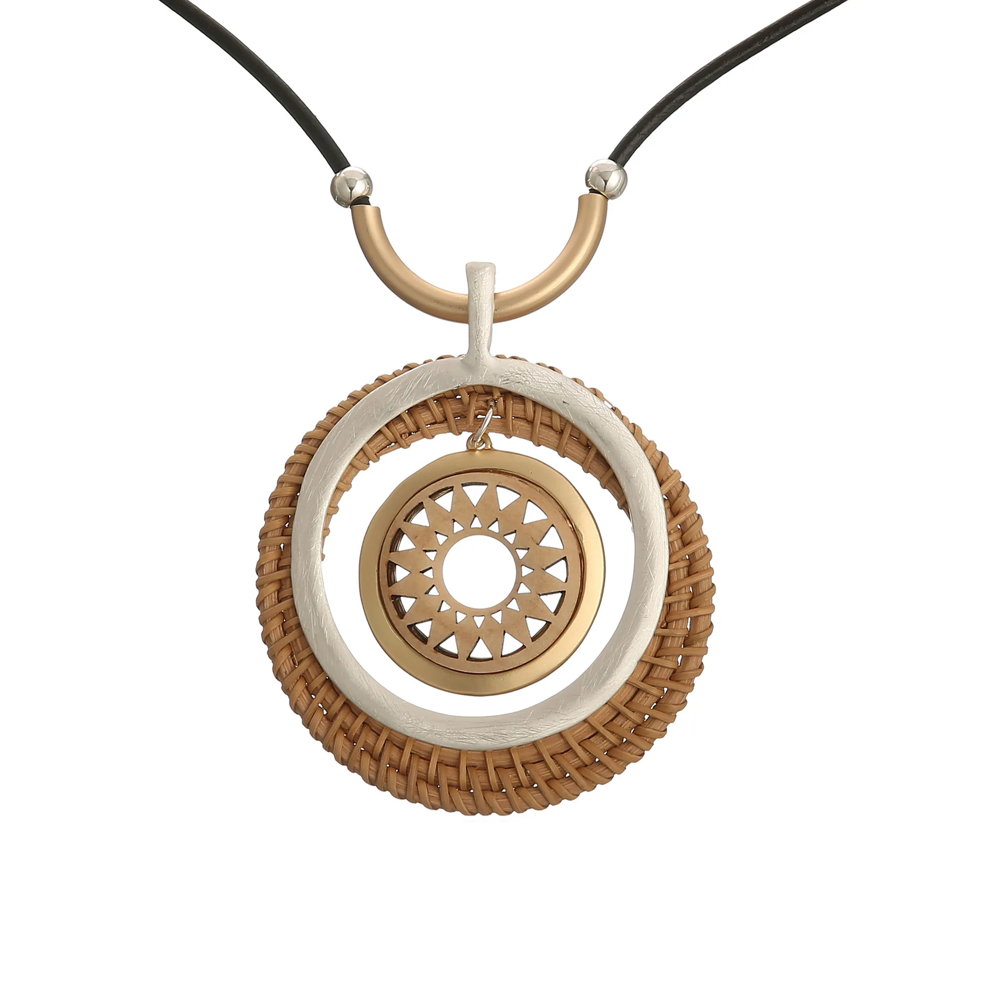 

Kaseakia Hoop Pendant Sweater Chain Long Necklace for Women