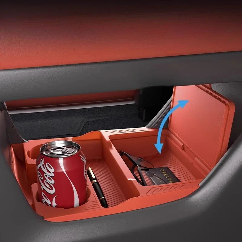 

For Dongfeng eπ008 Interior modification supplies lower storage box central control panel Silicone cup cover