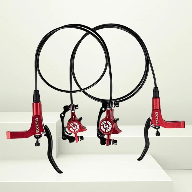 

Mountain Bike Hydraulic Brake Set Dual Piston Disc Brake Front 800mm Rear 1500mm Line Mineral Oil For MTB Cycling Accessories