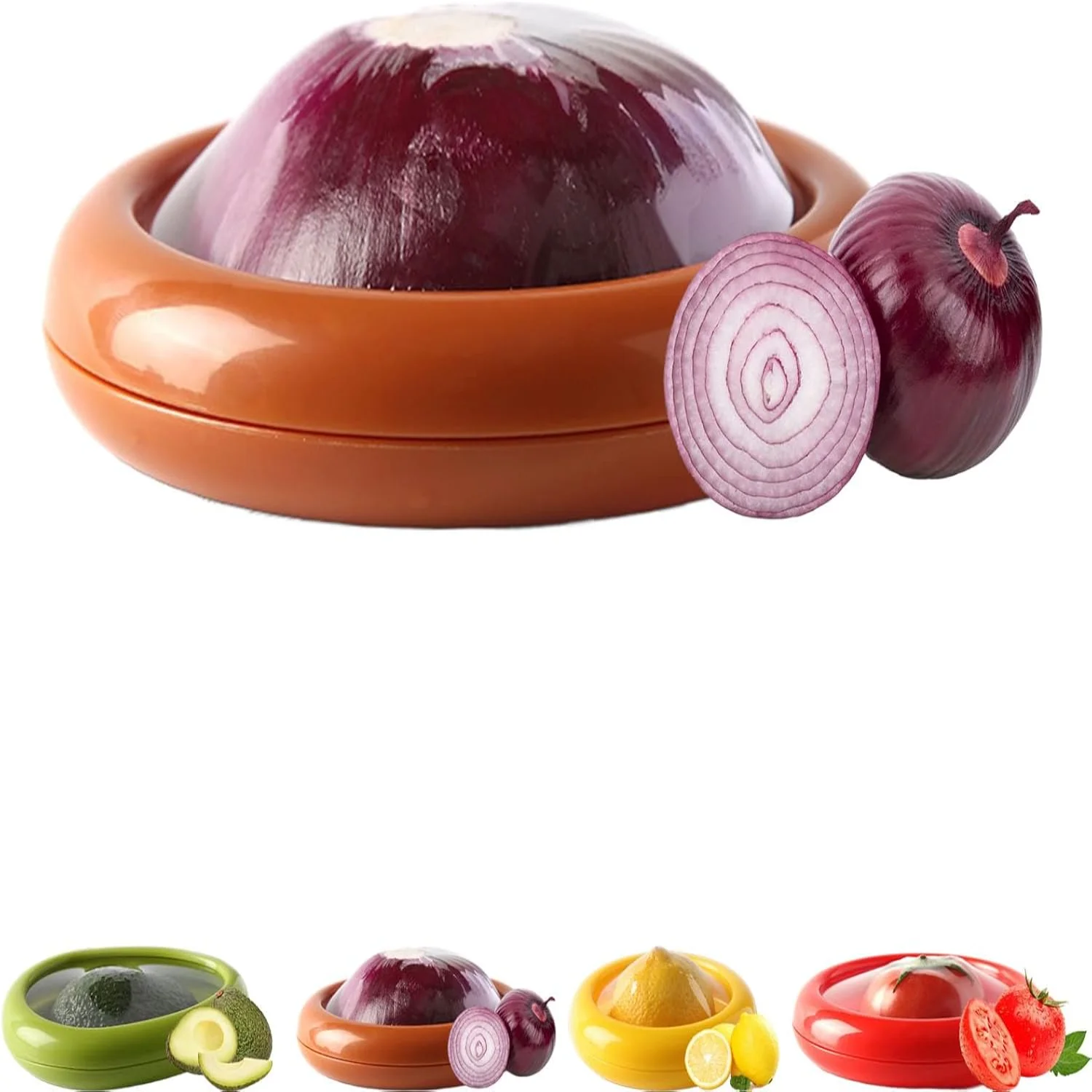 Fruit and Vegetable Anti-Oxidation  , Silicone Fruit  , Fruit  Containers for Fridge, Silicone Food  Containers, Reusable  Conta