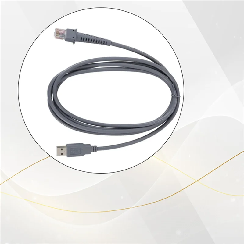 

【Exclusive!】3 Meters USB Cable For Datalogic CAB4120 QD2130 QD2110 GPS4490 Barcode Scanner USB-A Male To RJ45