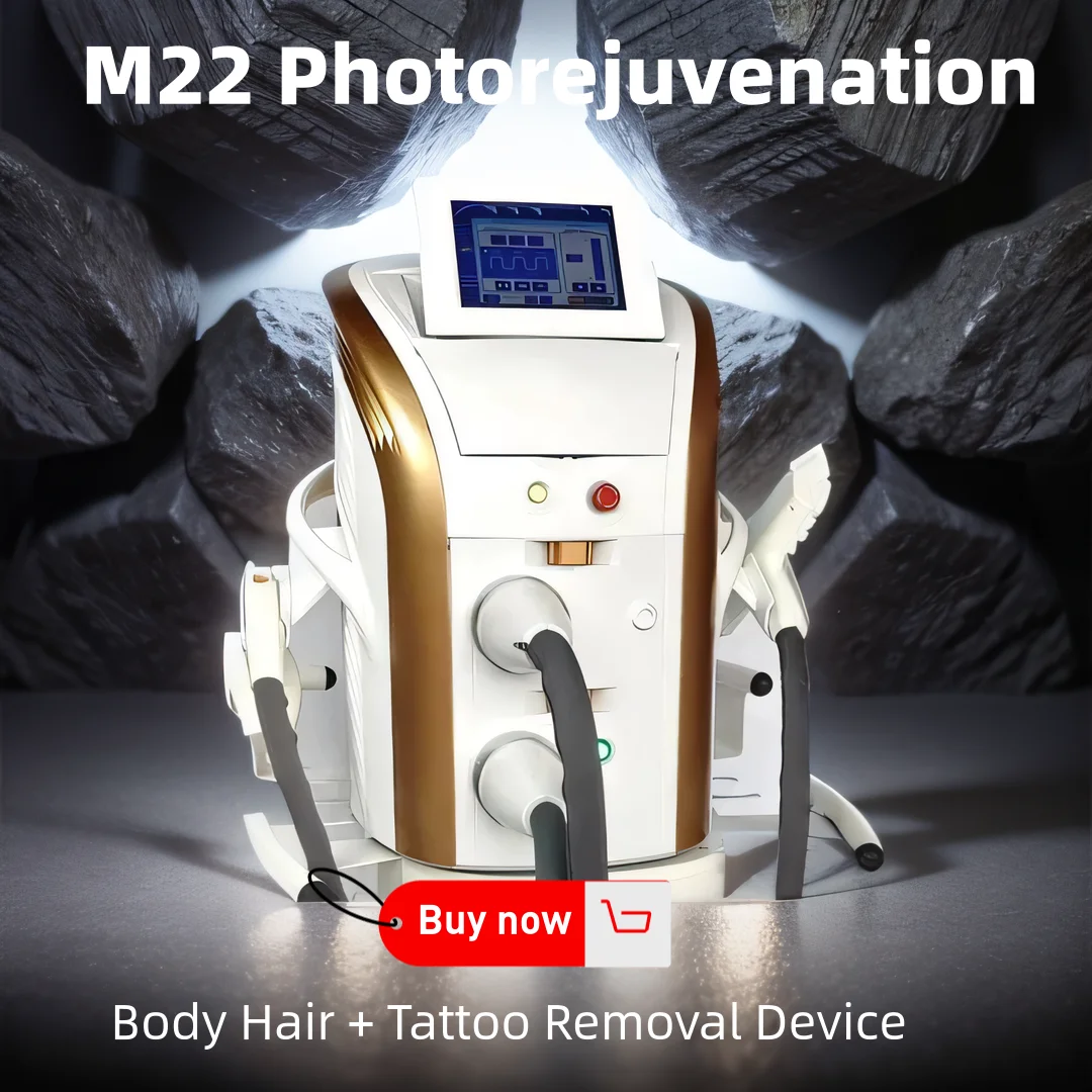 

M22 AOPT Laser Hair Removal Device Acne Treatment Vascular Therapy Professional Tattoo Removal Beauty Salon Equipment