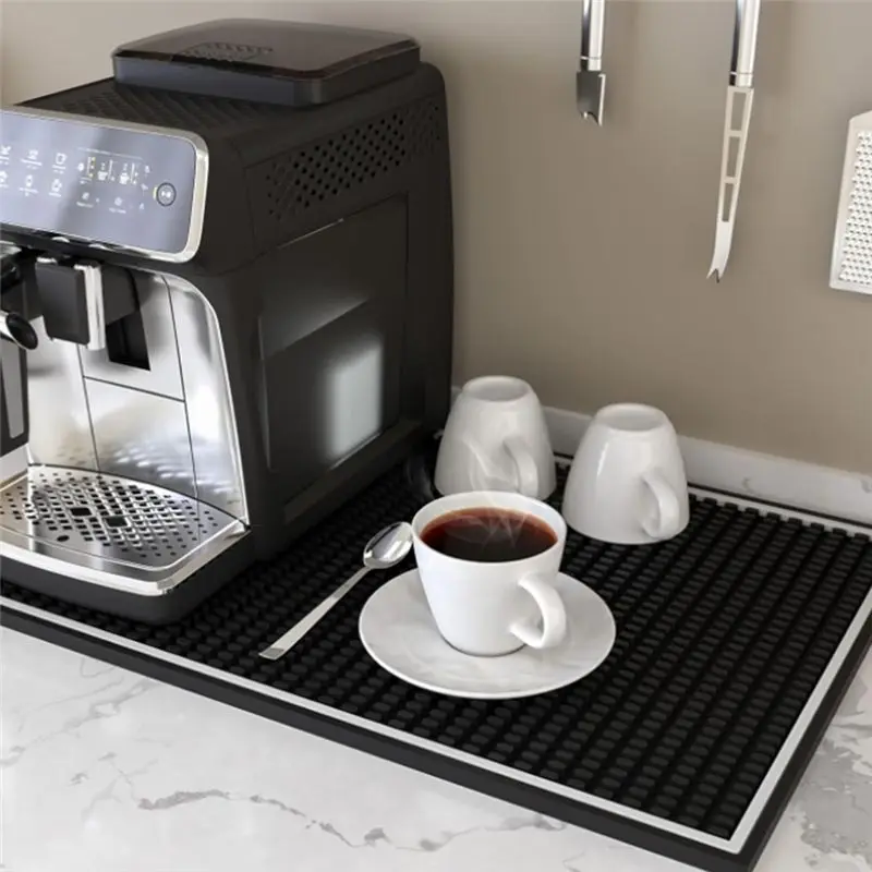 ABVJ-45X30x1cm PVC Bar Matt Heat Coffee Mat Thick Home Bar Spill Mat Pad Cocktail Bar Service Mat