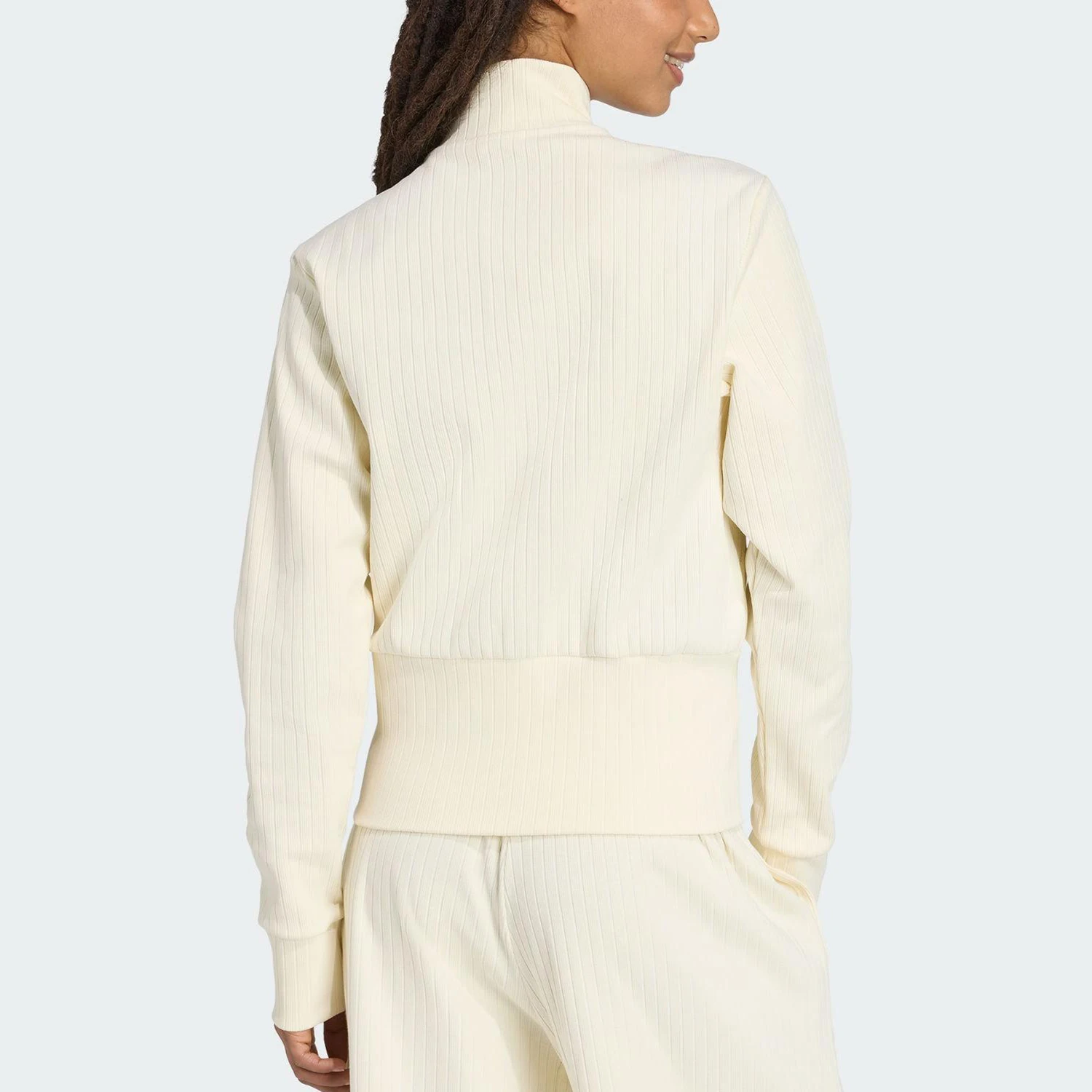 Adidas Originals 2025 Fall Women's Stand Collar Knit Wear-Resistant Jacket JW7434