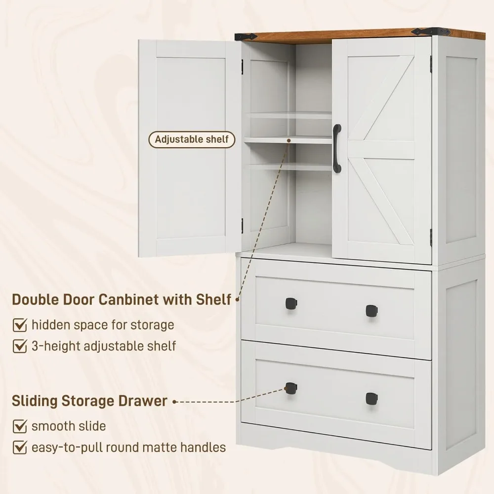 خزانة حمام ريفية على طراز المزرعة مع أدراج مزدوجة وأبواب حظيرة منزلقة