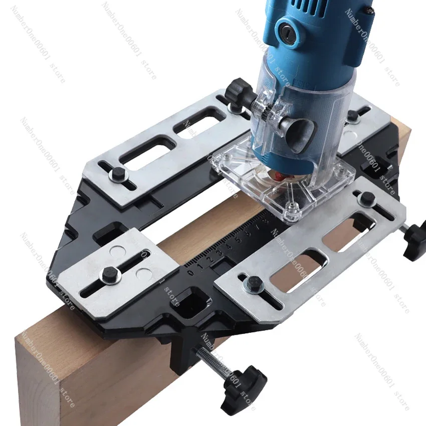 Woodworking Hinge Slotting Locator Door Hinge Hole Opener Installation Lock Wood Furniture Hinge Jig Drill Guide Drilling Tools