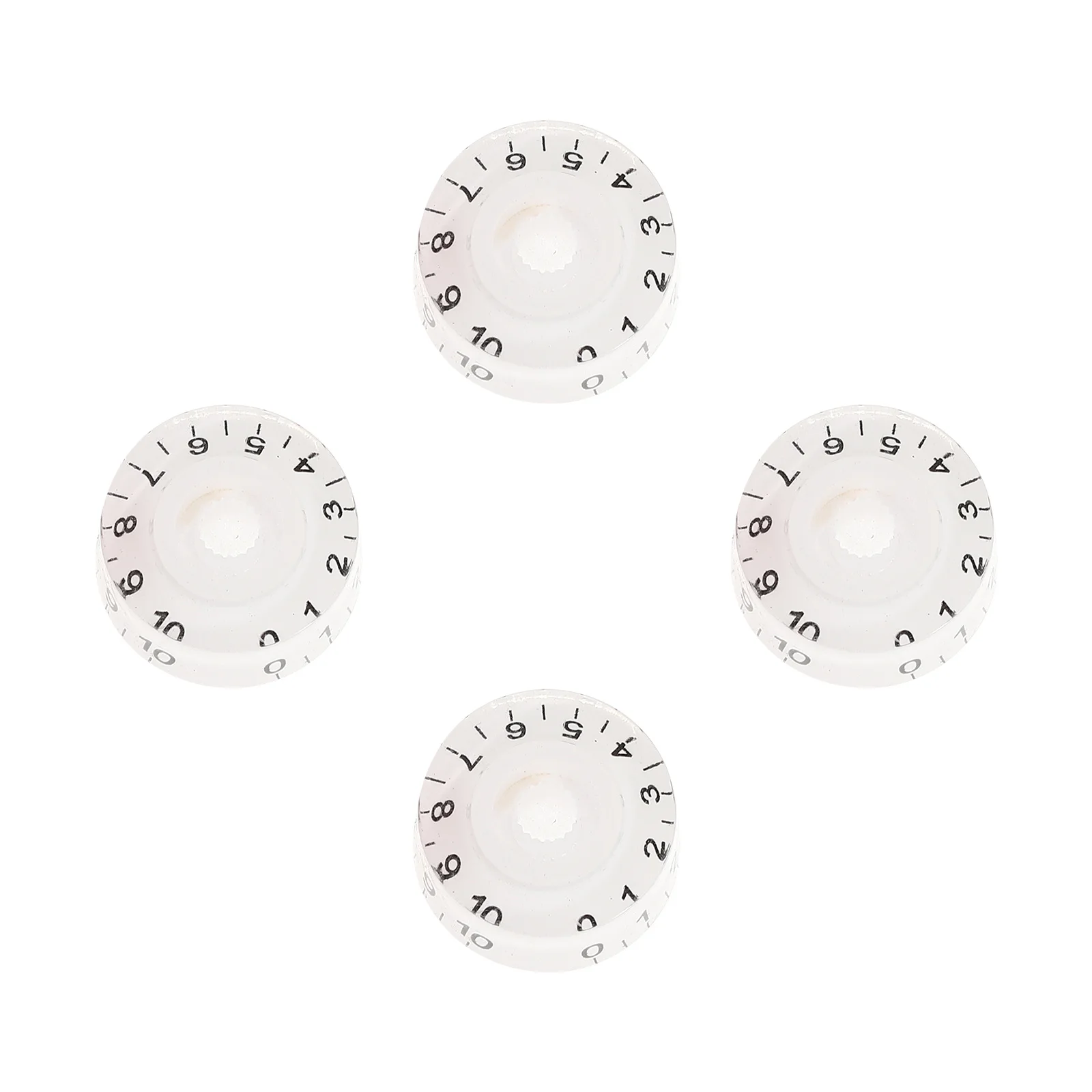 

4pcs Electric Guitar Accessories Durable Acrylic Volume Tone Knobs Bass Potentiometer Control Replacement Guitar Parts