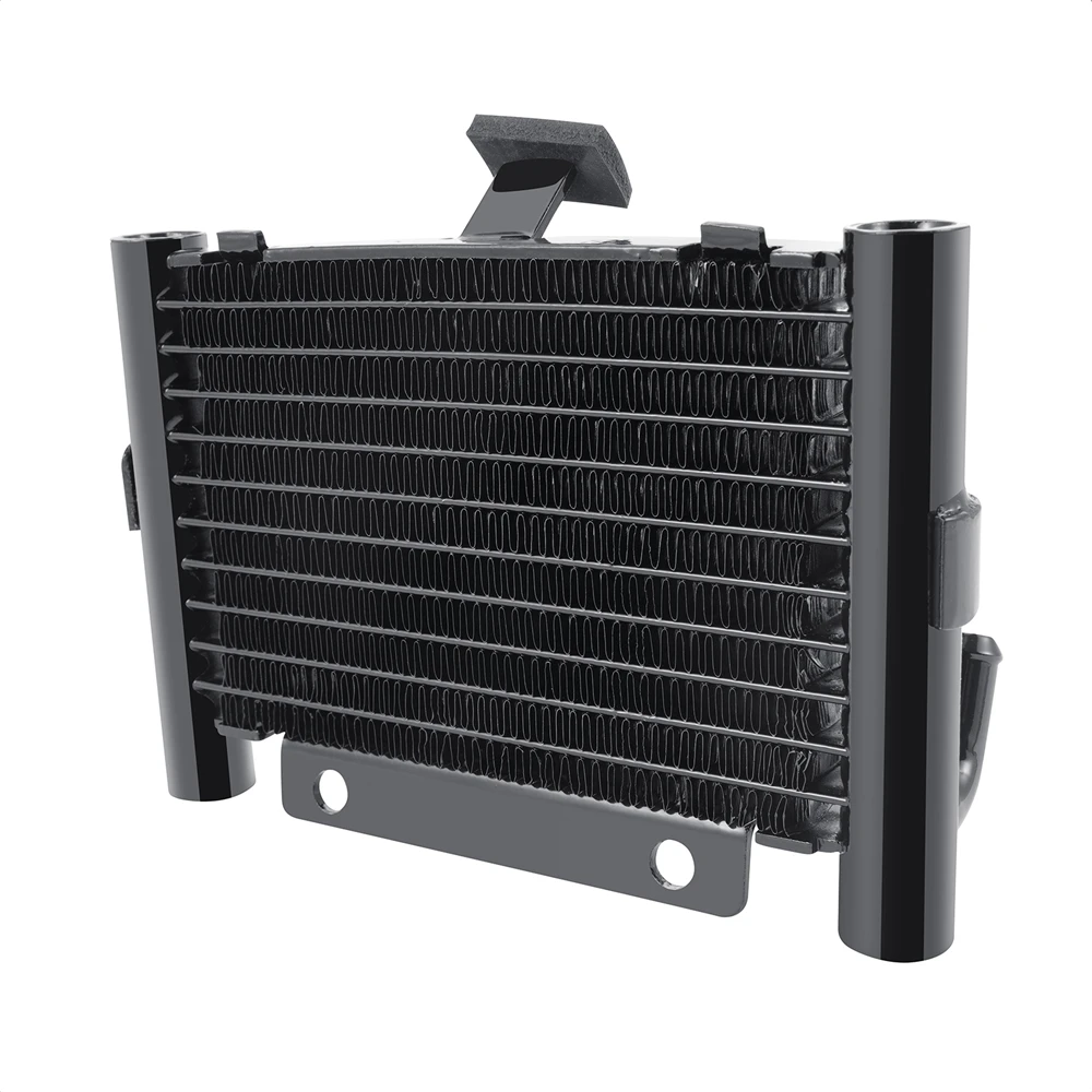 Motorcycle Black Oil Cooler Radiator for Harley Touring Road King Electra Glide Street Glide Road Glide 2017-Up
