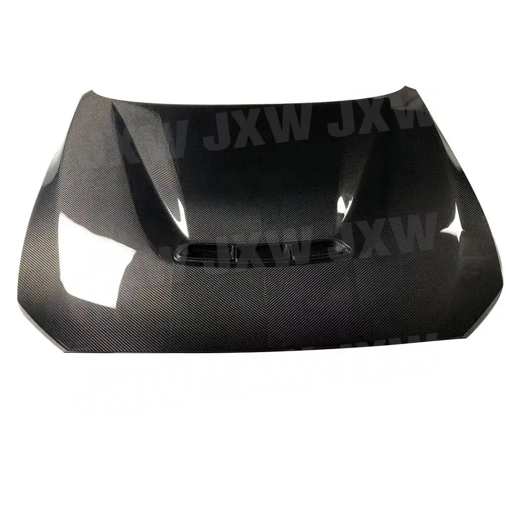 JXWANCF ألياف الكربون الجافة غطاء المحرك الأمامي غطاء فتحة التهوية لسيارات BMW 1 Series F20 2 Series F22 F87 M2 غطاء محرك السيارة CS Style #3