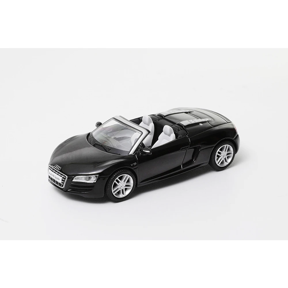 DCT 1/64 R8 左舵モデルコンバーチブル合金車モデルダイキャストグッズスポーツカーコレクションおもちゃステーション車両