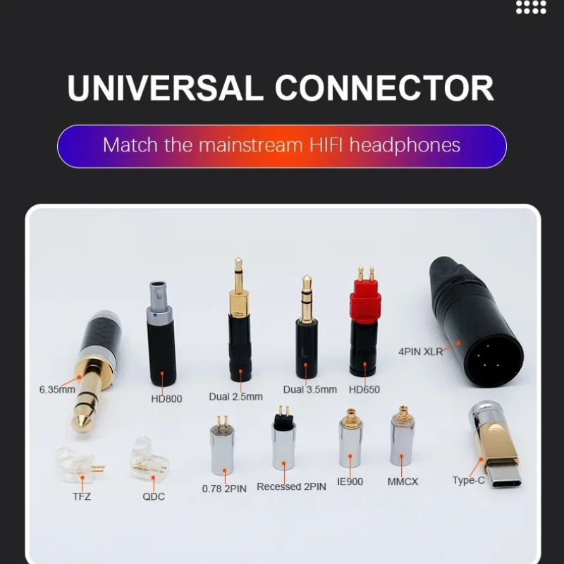 XINHS T66 8-Kern vergoldetes, versilbertes, platinbeschichtetes IEM-Upgrade-Kabel, HiFi-Kopfhörerkabel, kompatibel mit HD650/HD800, MMCX – Detail 8