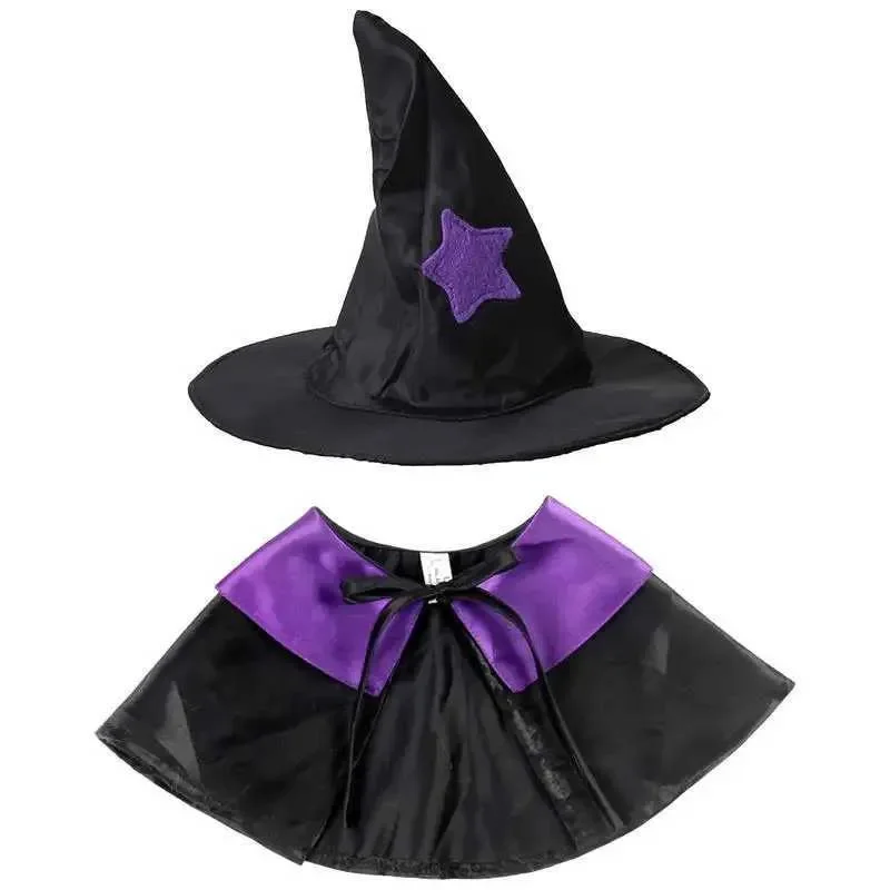 

And Cat Creative Pet Halloween Cape Wizard Hat For Small Dogs Cats Outfits Dog Witch Costume Z241015