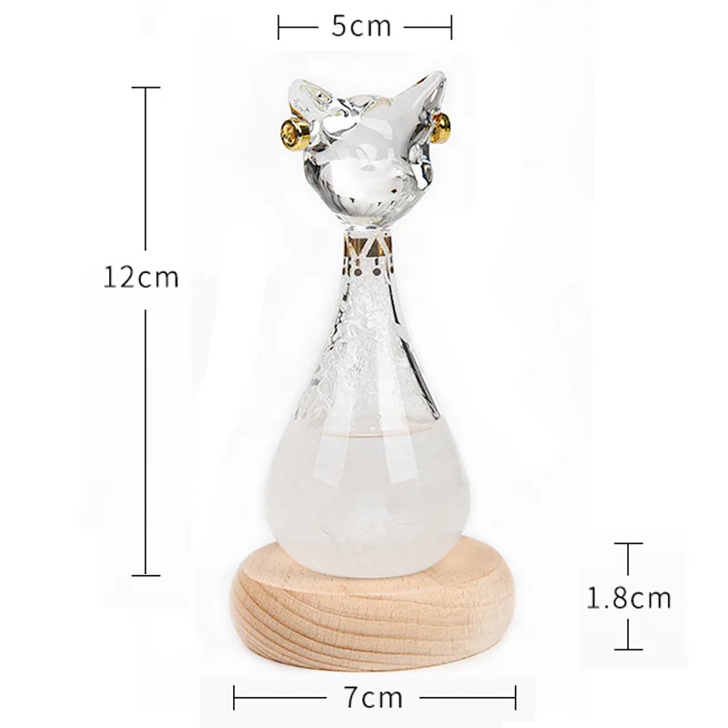 Egyptian Cat Weather Forecast Bottle Storm Bottle Home Living Room Desktop Atmosphere Decoration Graduation Birthday Gift