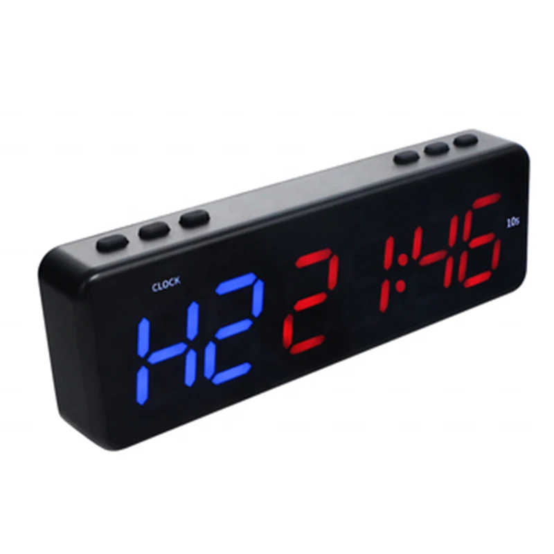 Hot Sale Fitness Training Equipment Sports Workout Waterproof Gym Clock Timer With Battery