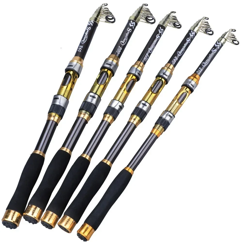 carbon telescopic fishing rod 360 GTOFYU Rod, Fiber Travel Surf Rod, Spinning Power Lure 2-9Oz, 20-50LBMedium-Heavy Throwing Surfcasting Baitcasting Pole, Distance Throwing Fishing Rod,2.7M/9Ft : Sports & Outdoors The CNC Machined Aluminum Reel Seat Is Light 210/240/270/300/360/450m Carbon Fiber Spinning Fishing