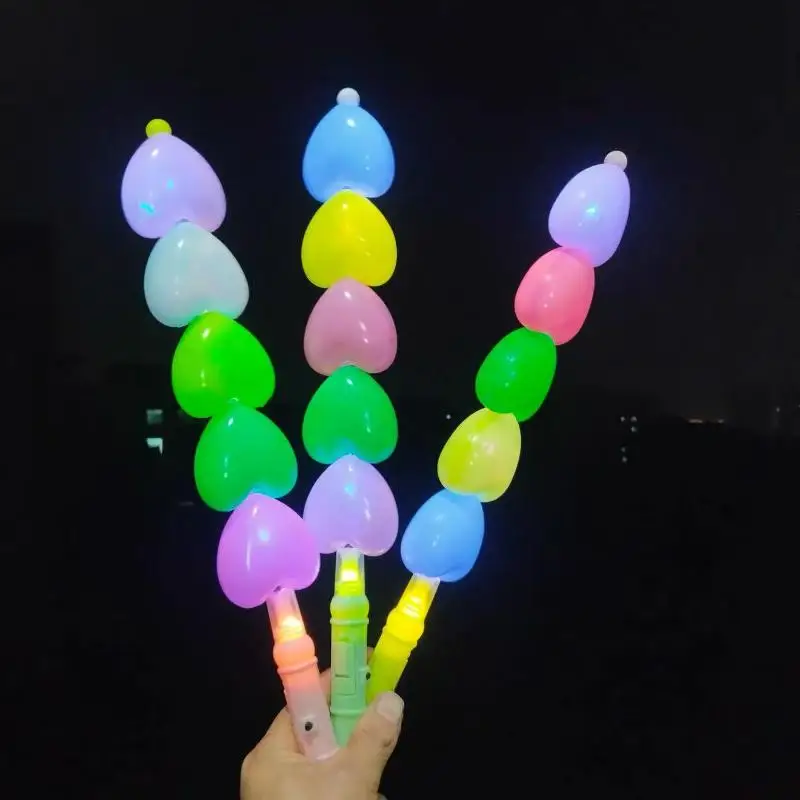 Illuminating Stick for Neon Party 1Pcs LED Love Candied Haws Creates Fun Party Vibes