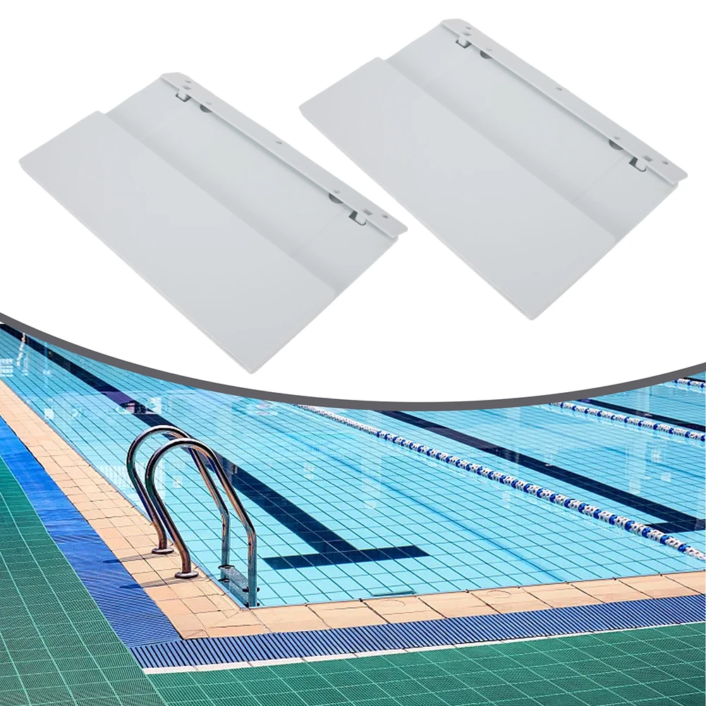 2 Pack Pool Skimmer Weir Door For Sta-Rite U-3 Skimmer Replacement Part 08650-0022 White Plastic Gate Assembly
