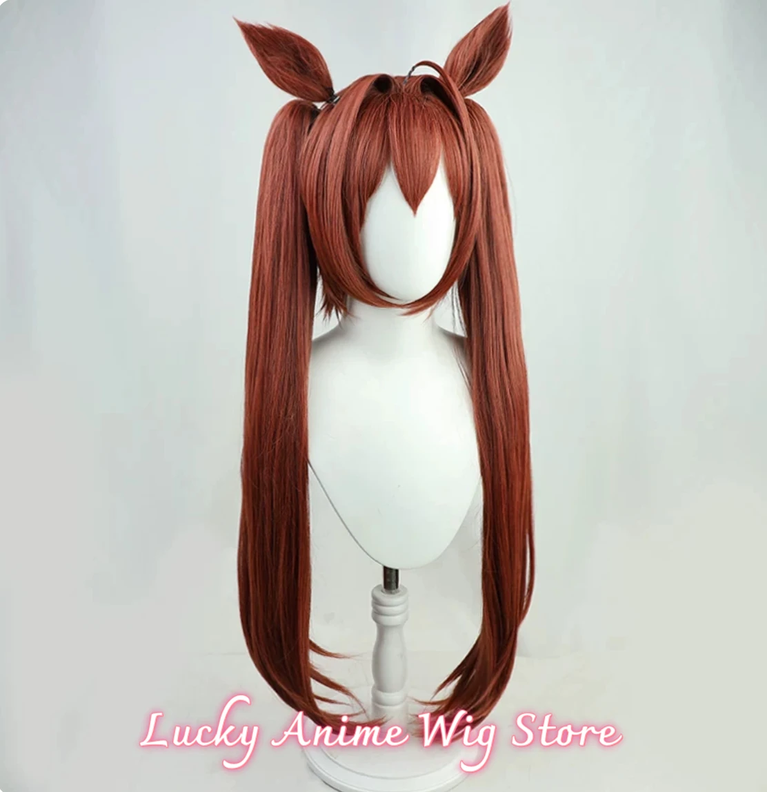Uma Musume Pretty Derby Daiwa Scarlet Cosplay Wig Anime game party ear tail wig heat-resistant synthetic wig