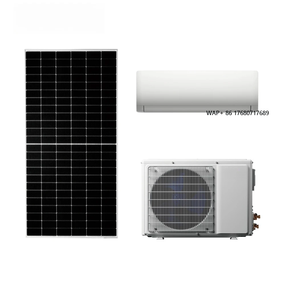 Puremind 12000Btu 18000Btu 24000Btu Wall Mounted Split AC Solar Powered DC Hybrid Off Grid Solar Air Conditioner Wifi APP