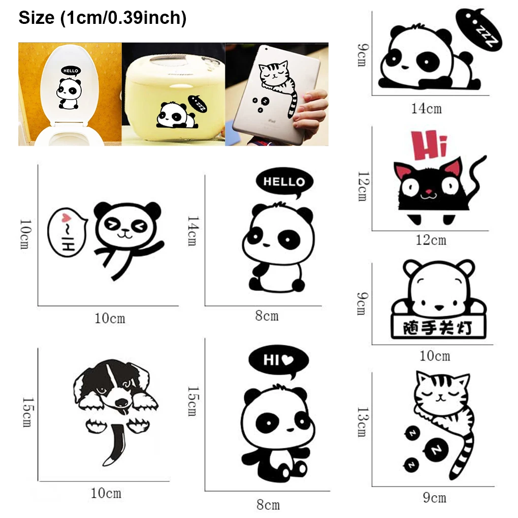 Plastic Light Switch Stickers For Durable And Wide Application Home Decor Easy To Dark Wall Stickers 004