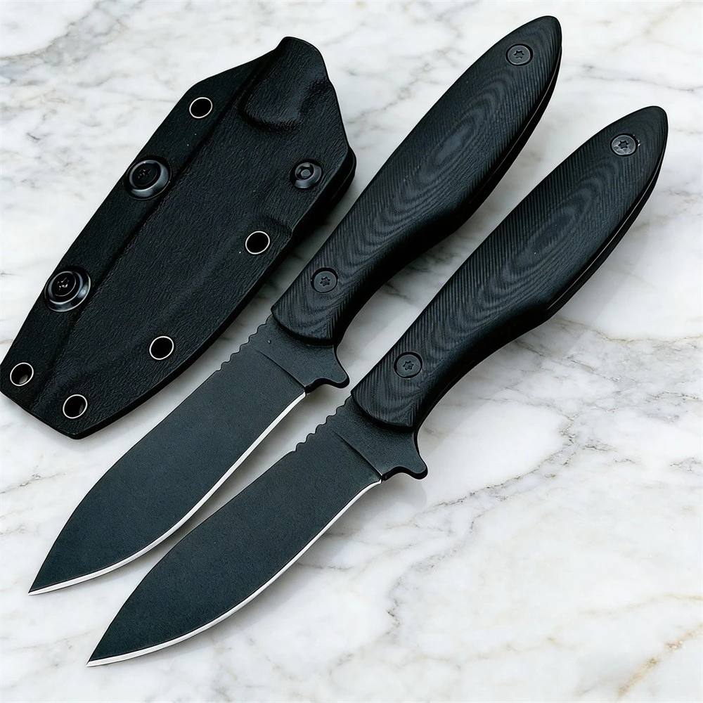Hot‑Sale Fixed‑Blade Outdoor Survival Knife, Sharp 8Cr13Mov Blade G10 Handle Multi‑Purpose EDC Utility Knife for Camping, Hiking