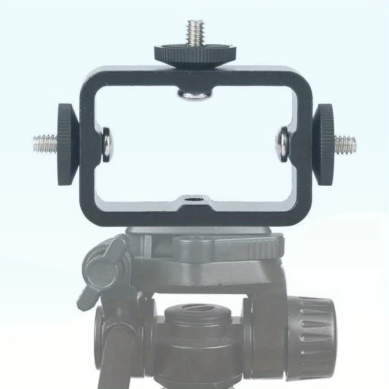 Metall 3 in 1 Halter Kopf halterung Blitz halterung Adapter Telefon halterung Lichtst änder halter für Live-Übertragung Selfie-Kamera-Handys