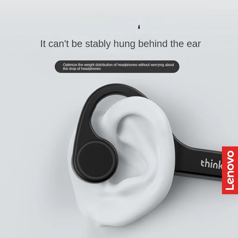 2021レノボX4骨伝導bluetoothイヤホンスポーツランニングIPX5防水ワイヤレスヘッドフォン150 2000mahのロングスタンバイヘッドセット
