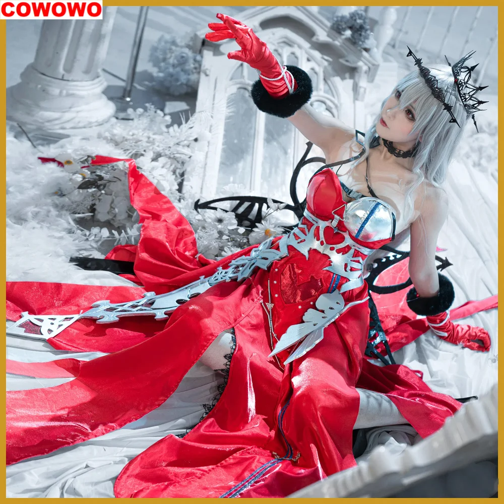 

COWOWO Arknights Skadi Dress Cosplay Costume Cos Game Anime Party Uniform Hallowen Play Role Clothes Clothing New Full