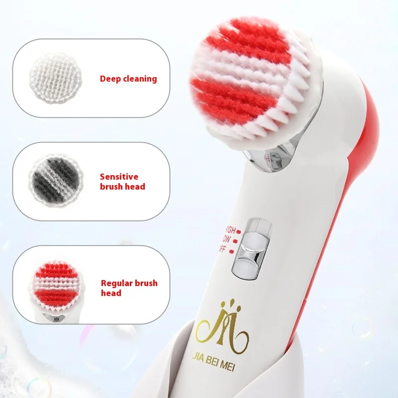 น้ํายาทําความสะอาดผิวหน้าไฟฟ้า Five-In-One ในครัวเรือนใหม่สําหรับกล้ามเนื้อบอบบาง สิ่งประดิษฐ์บนใบหน้ายอดนิยม