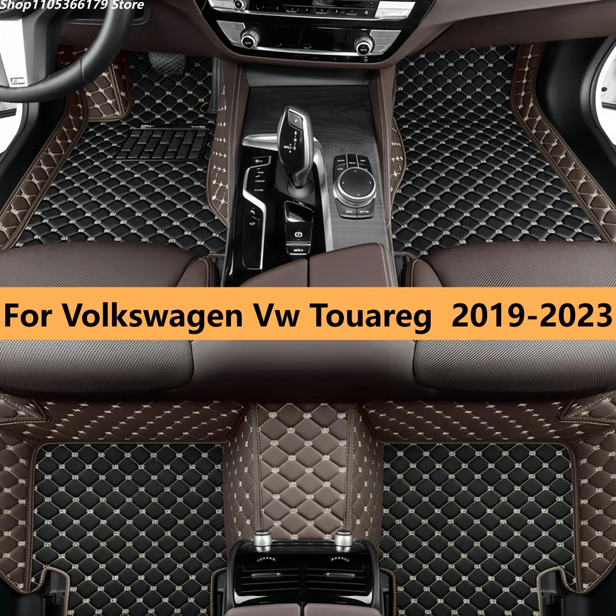 

Коврики для автомобиля на 5 мест, подходящие для Volkswagen VW Touareg 2019-2023, автомобильные аксессуары для мужчин и женщин