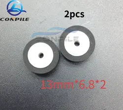 2pc 13mm*6.8*2 vintage pinch roller belt pulley for audio tape recorder cassette deck  tape music Stereo