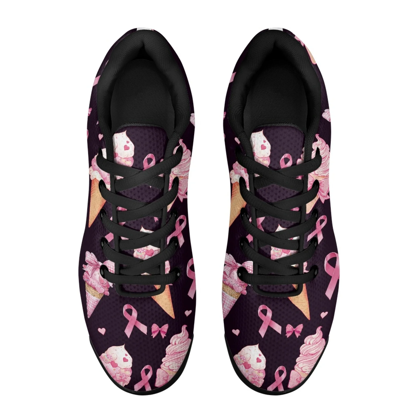 PENSTROLL Ice Cream Ribbon Air Cushion Air Running Shoes Gym Jogging Sneakers for Lifestyle Non Slip Walking Shoes