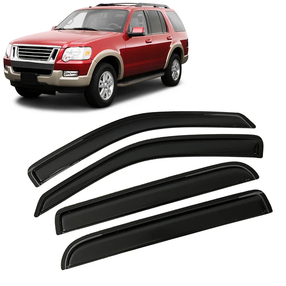 

Window Visor for Ford Explorer U251 2002-2006 2007 2008 2009 2010 Wind Deflectors Rain Guards Door Visor Vent Shades Ventvisor