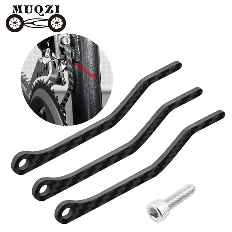 MUQZI-Carbon Fiber Chain Guide, Cadeia Estabilizador, Drop Keeper para Road Bike, Catcher