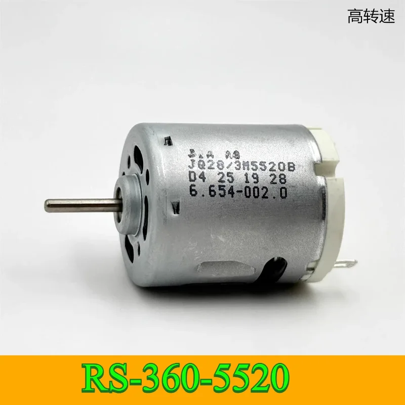Micro RS-360SA-5520 Motor DC 3V 3.7V High Speed Small JQ28/3M5520B 20000RPM for Toy RC Car Boat Model Electric Drill Screwdriver