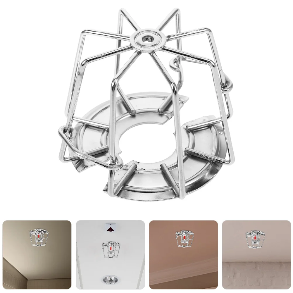 2 قطعة غطاء رشاش الحريق المعدني فلوش جبل الرش واقي رأس لرؤوس الجدار الجانبي الأفقي سلامة المباني السكني #1