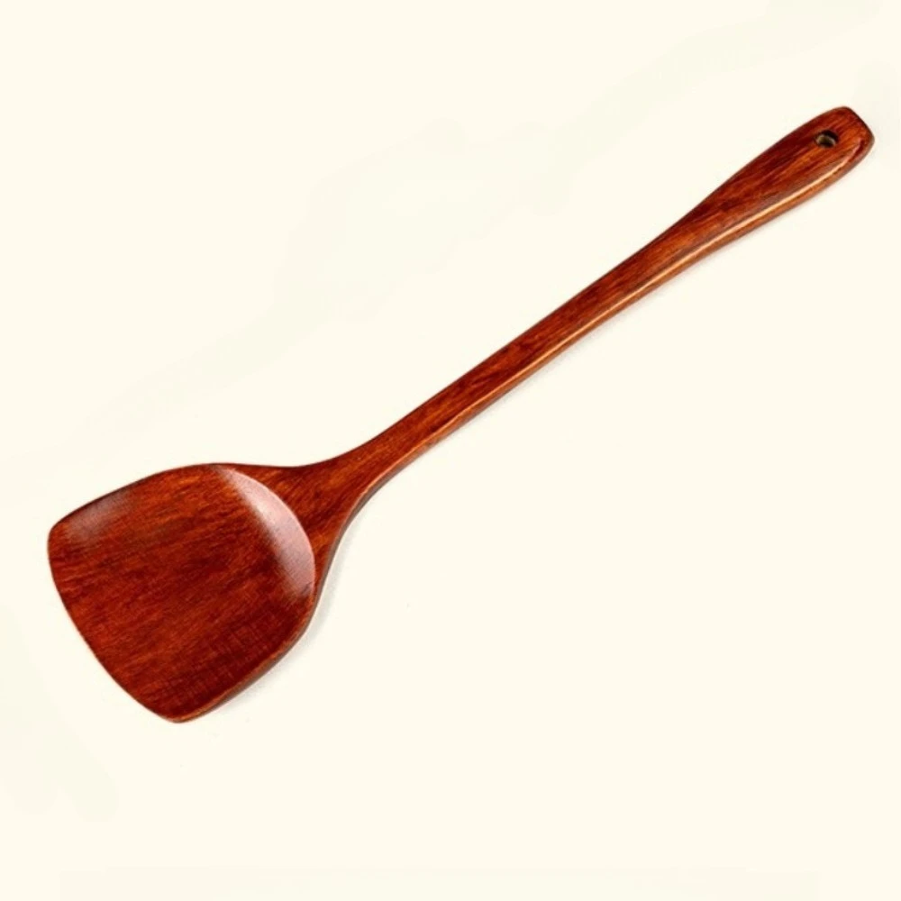 

1PCS Wooden Spatula Nonstick Long Handle Reusable Flat Frying Spatulas for Cooking Eggs Fish Pancakes Kitchen Accessories