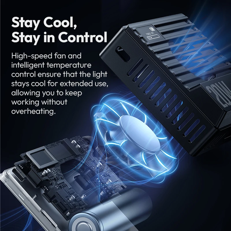 Ulanzi LE20 20W RGB مصباح الجيب بالألوان الكاملة CRI 95+ مع شحن من النوع C لصورة الطعام والحياة الساكنة والتصوير الفوتوغرافي والبث المباشر