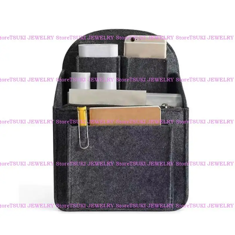 

62KE Backpack Felt Insert Pocket Lightweight Shoulder Bag Travel Rucksack Insert Bag