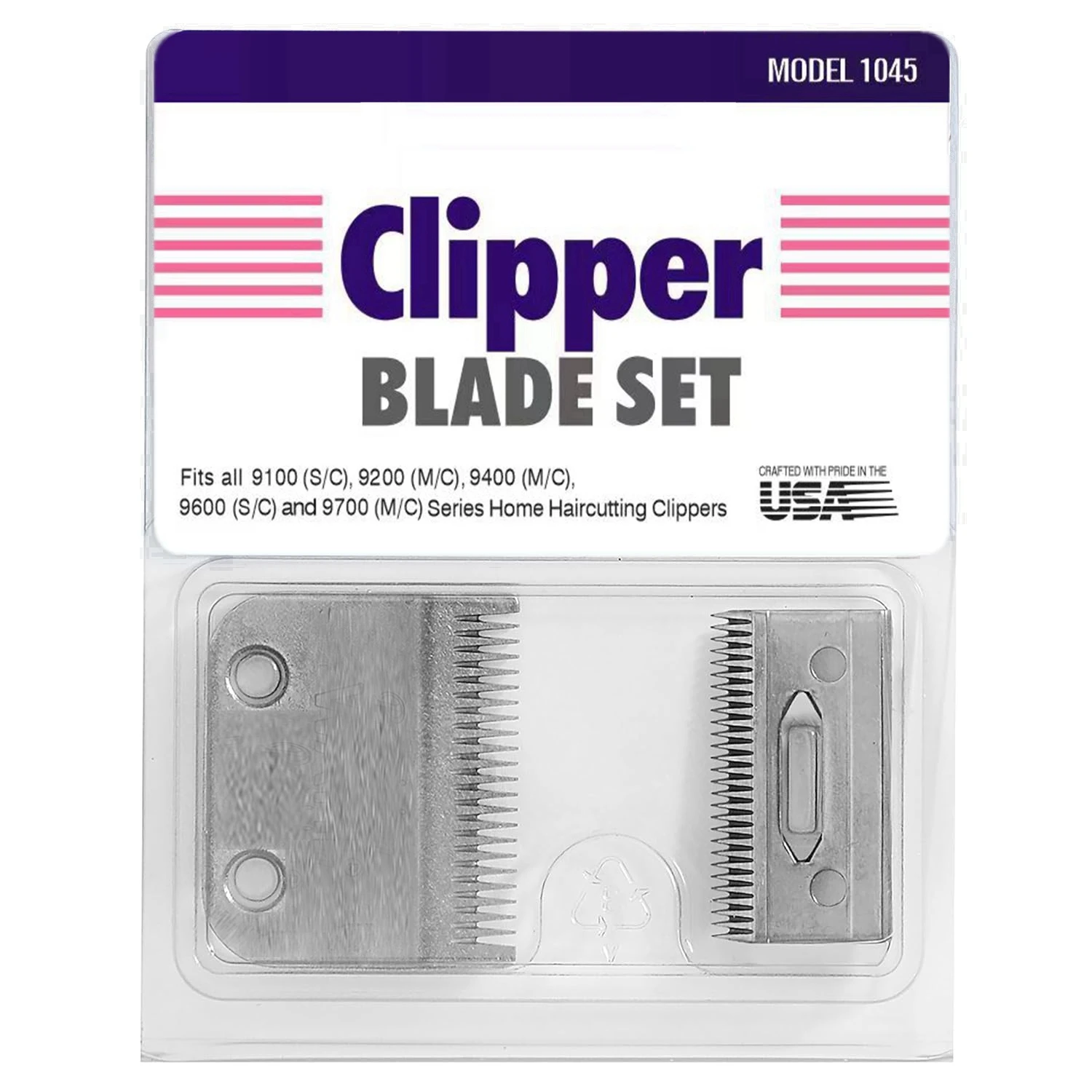 Model 1045 Clipper Blade Set Fit For Wahl 9100(S/C), 9200(M/C), 9400(M/C), 9600(S/C), 9700(M/C) Hair Clipper Haircutting