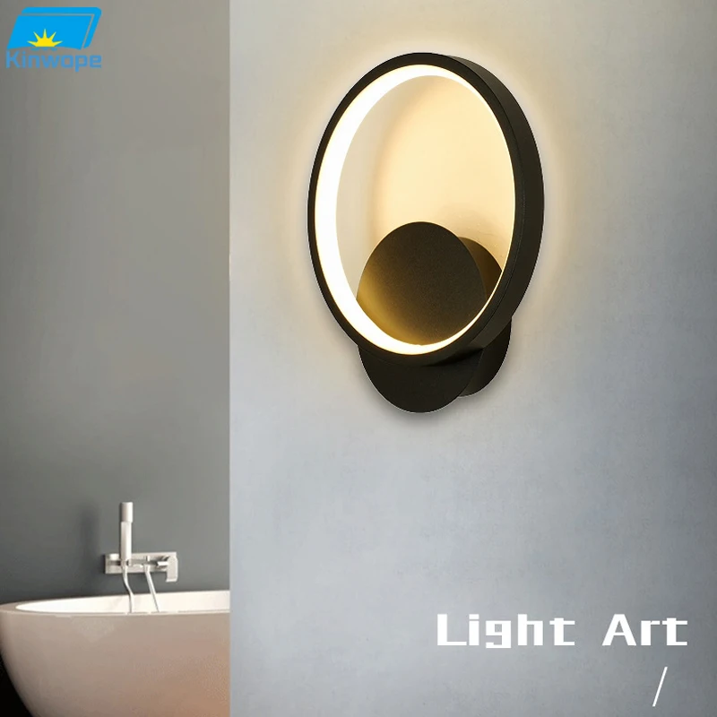 

Modern Wall Lamp Nordic LED Lighting Creative Bedroom Lamp Aisle Lamp Round Bedside Personality Reading Wall Lamp