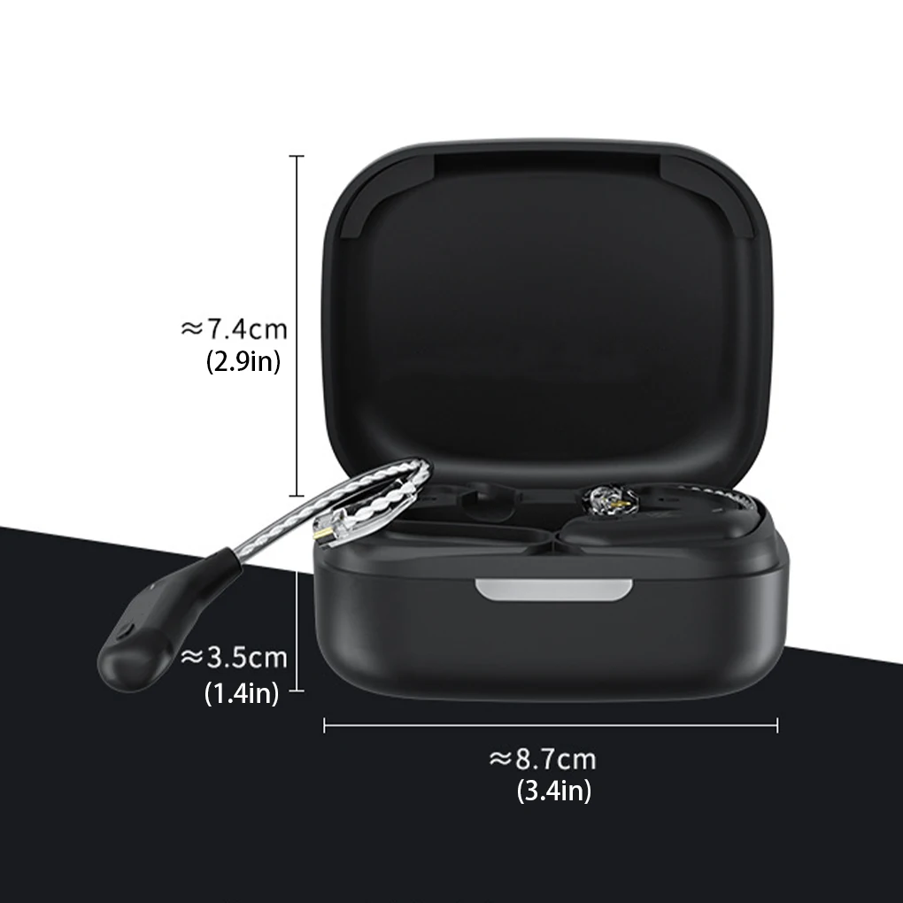 Earphone Wireless Module Headphone Upgrade Cable HiFi Sound Detachable Earphone Bluetooth-compatible Cable, C Type